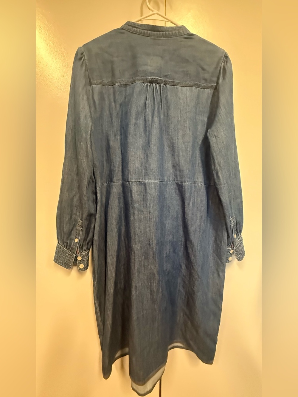 Boden Denim Midi Shirt Dress - fall, coastal Cowgirl. Plus size. Preppy - Picture 7 of 7